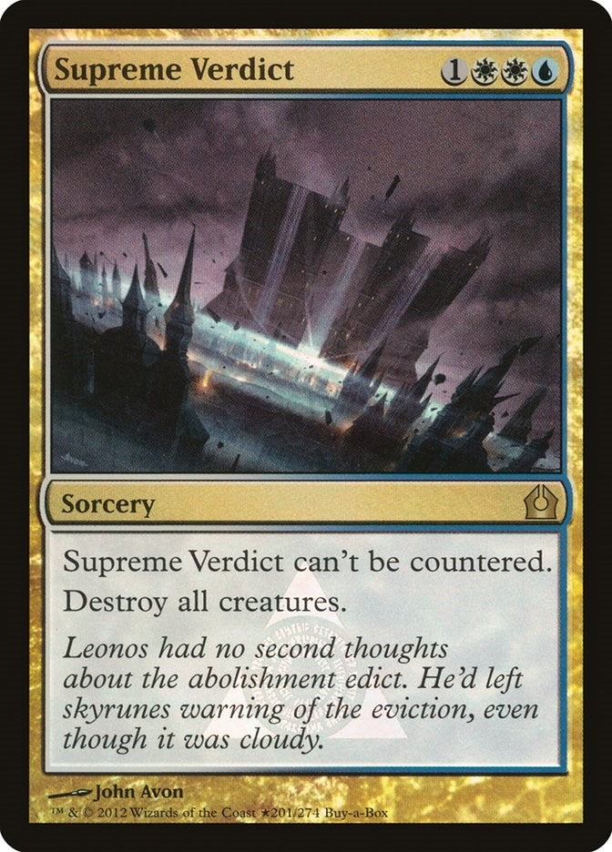 Image for Supreme Verdict (201) - Magic: The Gathering
