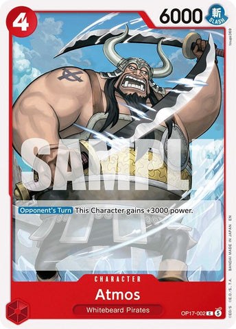 Image for Atmos (OP17-002) (The World's Strongest Warriors) (OP17) - One Piece Card Game