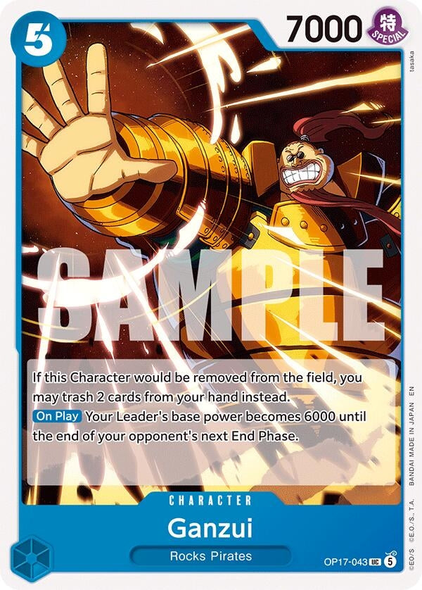 Image for Ganzui (OP17-043) (The World's Strongest Warriors) (OP17) - One Piece Card Game
