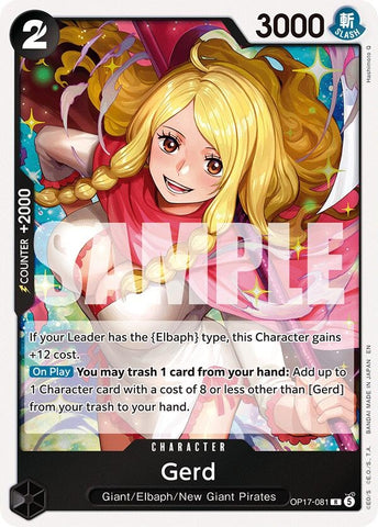 Image for Gerd (OP17-081) (The World's Strongest Warriors) (OP17) - One Piece Card Game