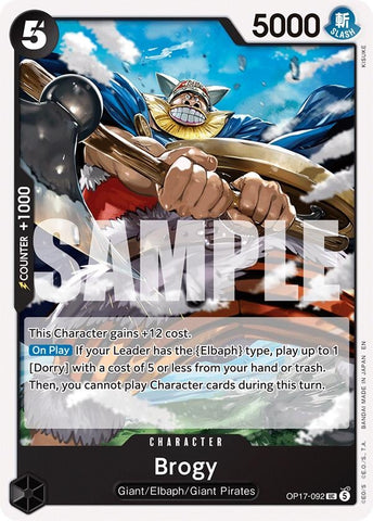 Image for Brogy (OP17-092) (The World's Strongest Warriors) (OP17) - One Piece Card Game
