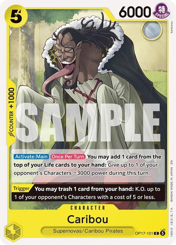 Image for Caribou (OP17-101) (The World's Strongest Warriors) (OP17) - One Piece Card Game