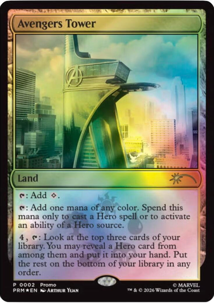 Image for Avengers Tower (2) (Unique and Miscellaneous Promos) (UMP) - Magic: The Gathering