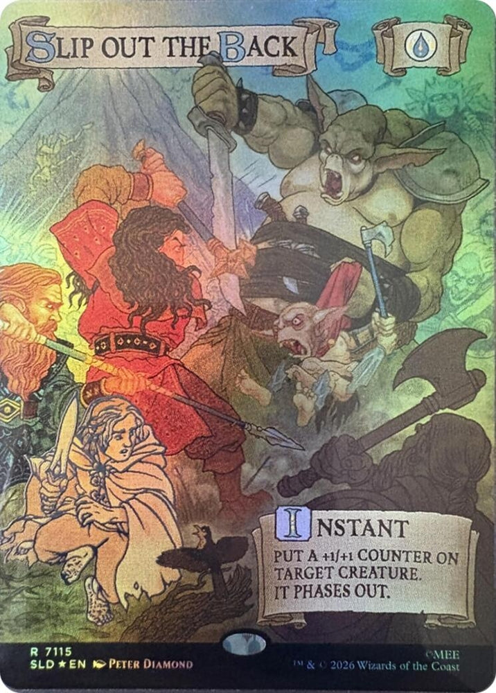 Image for Slip Out the Back (Out Of Sight Foil) (7115) (Secret Lair Drop Series) (SLD) - Magic: The Gathering