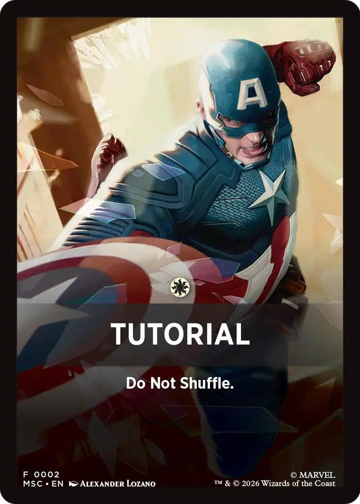 Image for Tutorial Theme Card (0002) (2) (Commander: Marvel Super Heroes) (MSC) - Magic: The Gathering