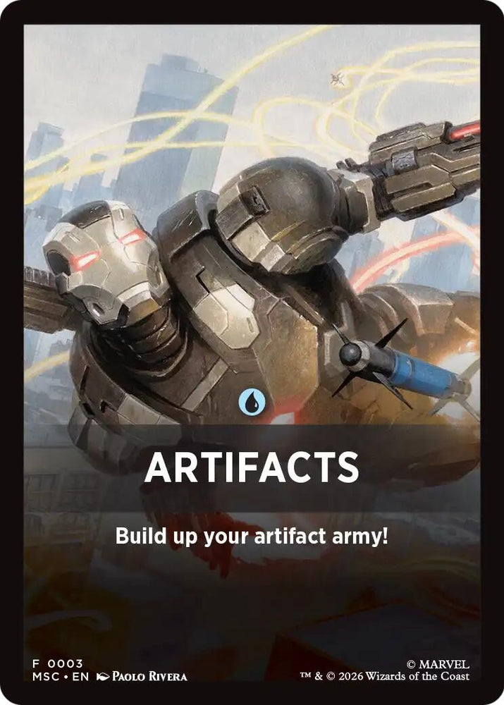 Image for Artifacts Theme Card (3) (Commander: Marvel Super Heroes) (MSC) - Magic: The Gathering