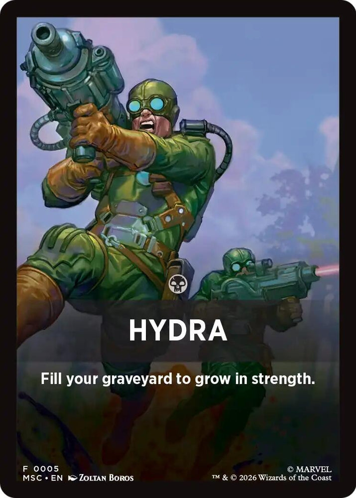Image for Hydra Theme Card (0005) (5) (Commander: Marvel Super Heroes) (MSC) - Magic: The Gathering