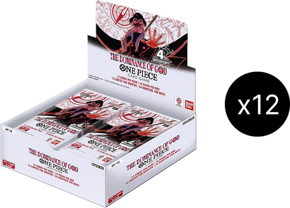 Image for The Dominance of God Booster Box Case - One Piece Card Game