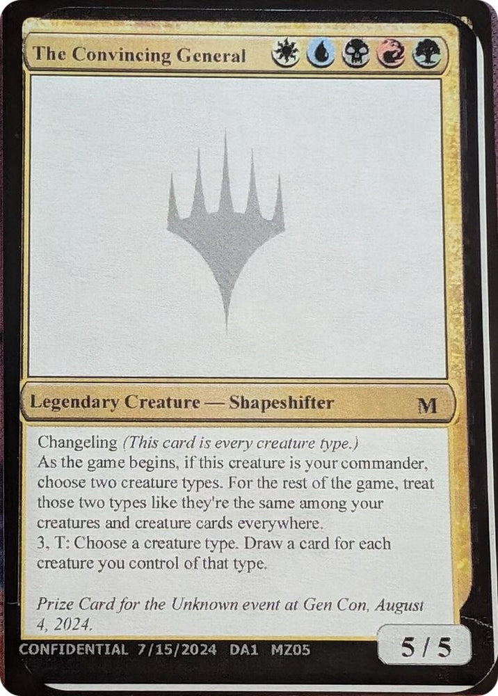 Image for The Convincing General (Un-Known Event Playtest Cards) (UNK) - Magic: The Gathering