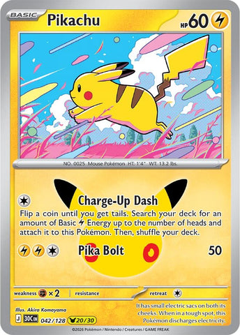 Image for Pikachu (ME: 30th Celebration) (30C) - Pokemon
