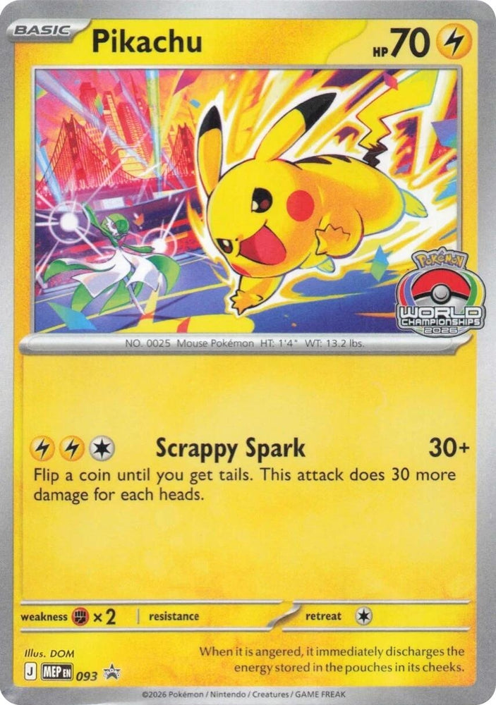 Image for Pikachu - 093 (093) (ME: Mega Evolution Promo) (MEP) - Pokemon