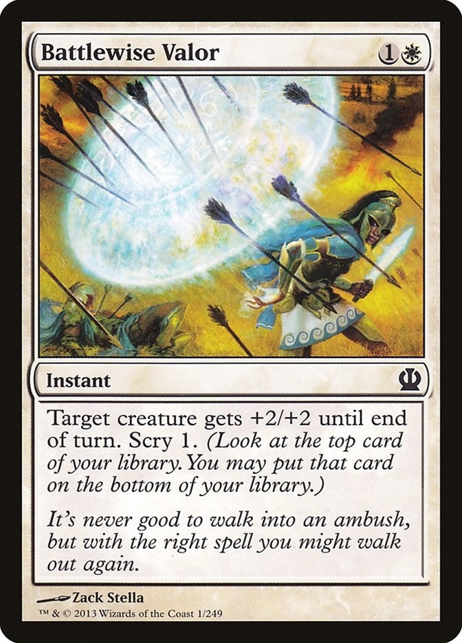 Image for Battlewise Valor (1) [Theros]