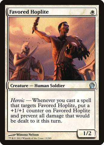 Image for Favored Hoplite (13) [Theros]
