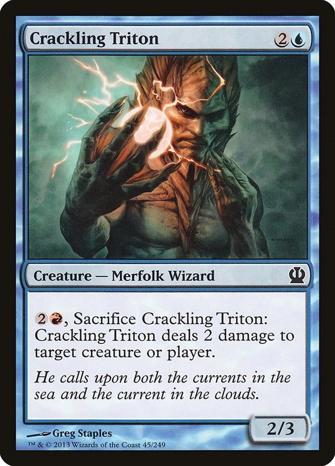 Image for Crackling Triton (45) [Theros]