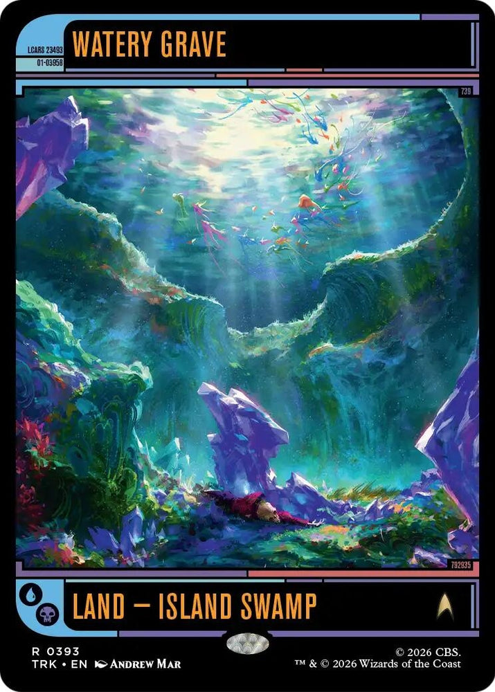 Image for Watery Grave (393) (Star Trek) (TRK) - Magic: The Gathering