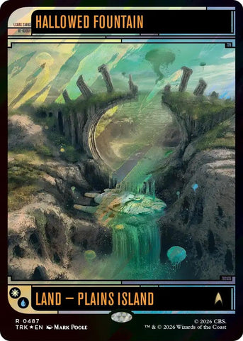 Image for Hallowed Fountain (Surge Foil) (487) (Star Trek) (TRK) - Magic: The Gathering