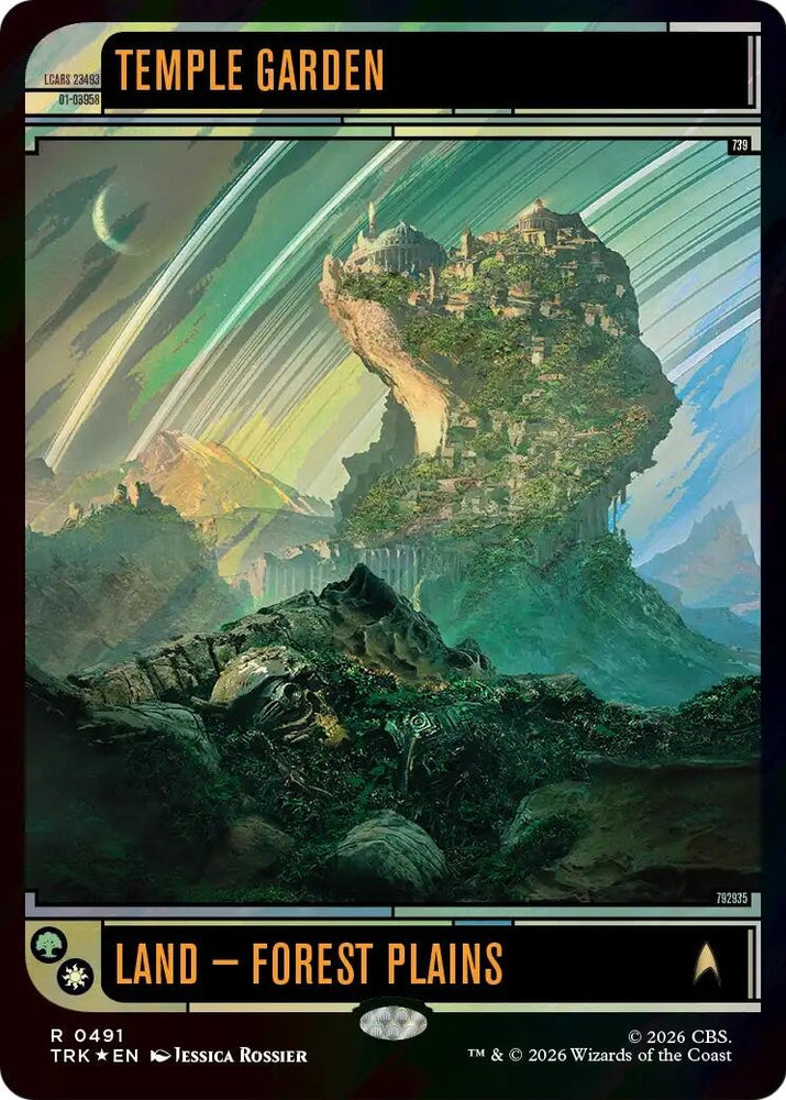 Image for Temple Garden (Surge Foil) (491) (Star Trek) (TRK) - Magic: The Gathering