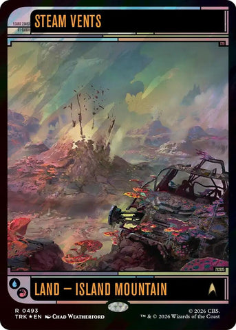 Image for Steam Vents (Surge Foil) (493) (Star Trek) (TRK) - Magic: The Gathering