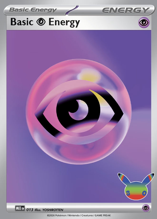 Image for Basic Psychic Energy - 013 (30th Celebration) (MEE: Mega Evolution Energies) (MEE) - Pokemon