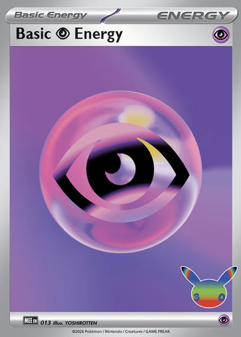 Image for Basic Psychic Energy - 013 (30th Celebration) (MEE: Mega Evolution Energies) (MEE) - Pokemon