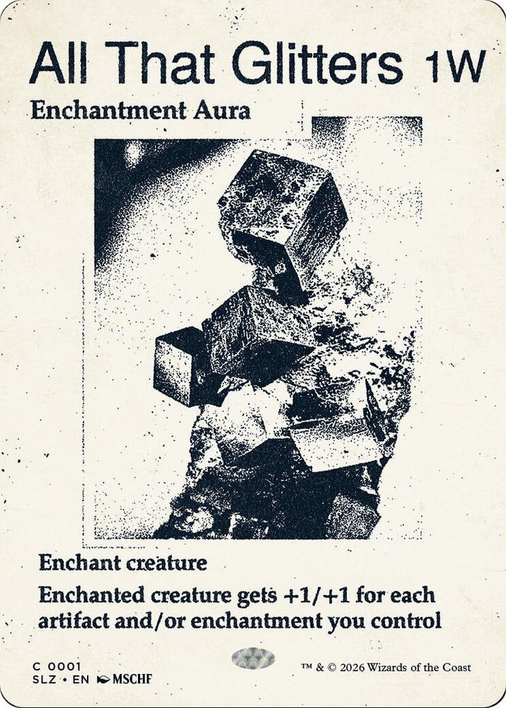 Image for All That Glitters (0001) (1) (Secret Lair x MSCHF: The Zeta Set) (SLZ) - Magic: The Gathering