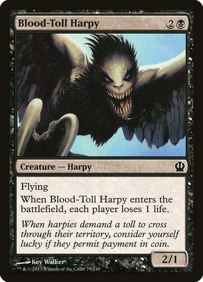Image for Blood-Toll Harpy (79) [Theros]