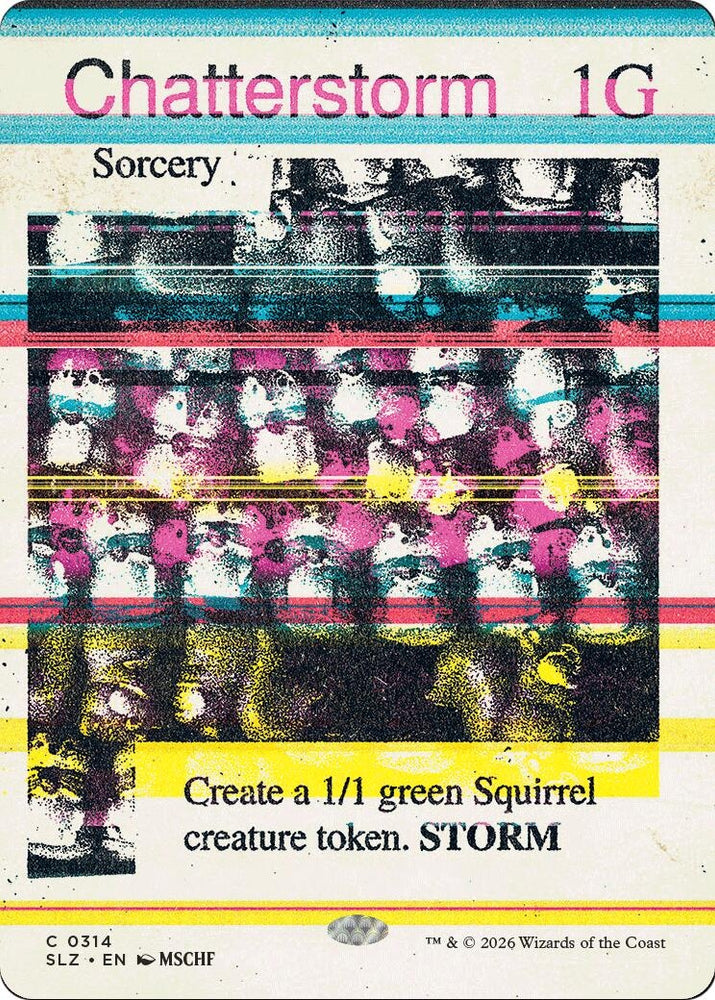 Image for Chatterstorm (0314) (314) (Secret Lair x MSCHF: The Zeta Set) (SLZ) - Magic: The Gathering