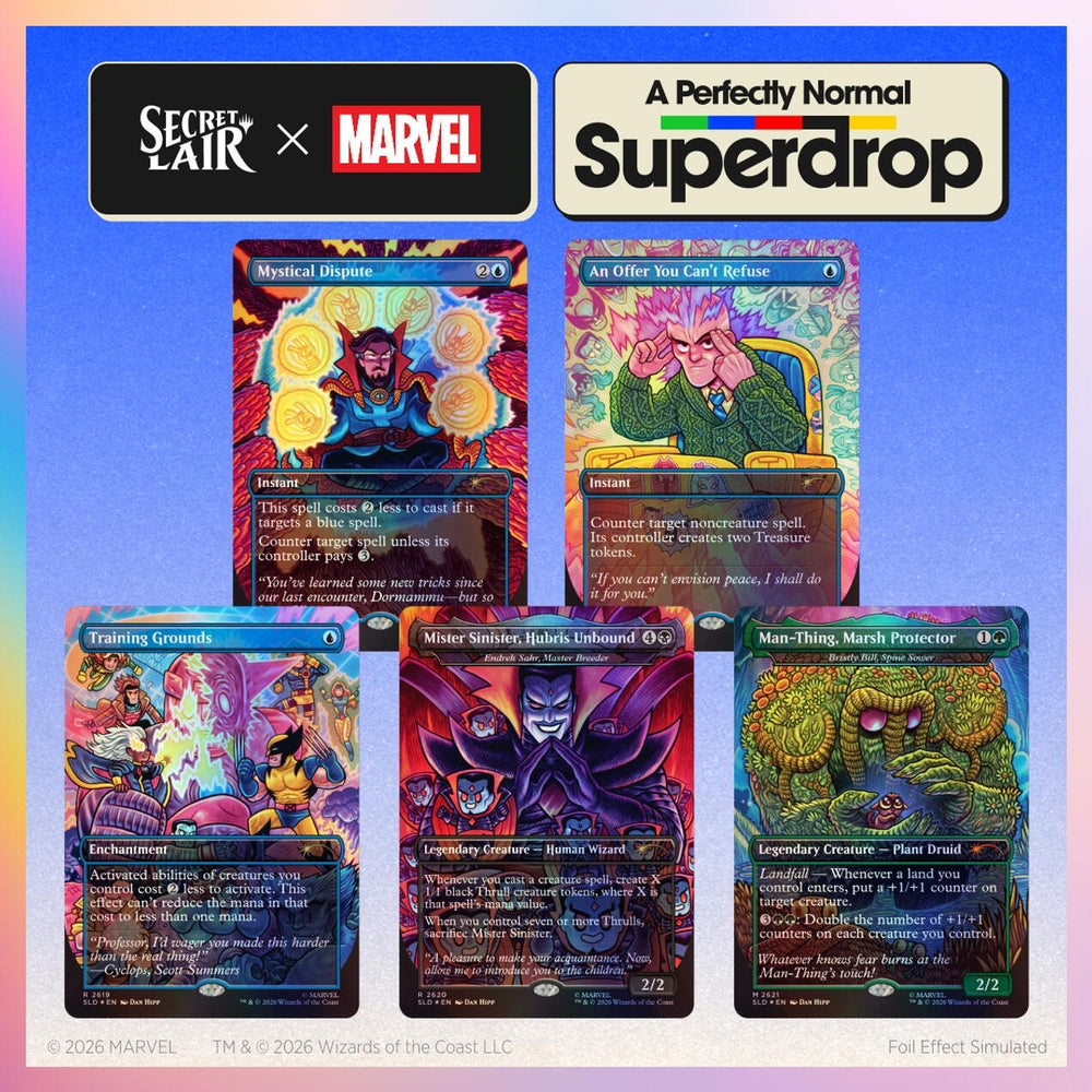 Image for Secret Lair Drop: Secret Lair x Marvel: Dan Hipp - Traditional Foil Edition - Magic: The Gathering