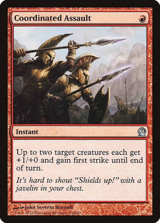 Image for Coordinated Assault (116) [Theros]