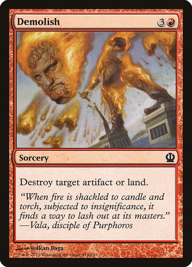 Image for Demolish (118) [Theros]