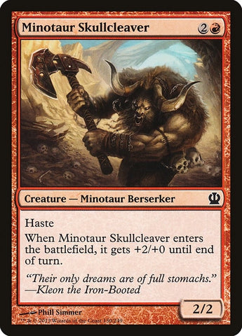 Image for Minotaur Skullcleaver (130) [Theros]