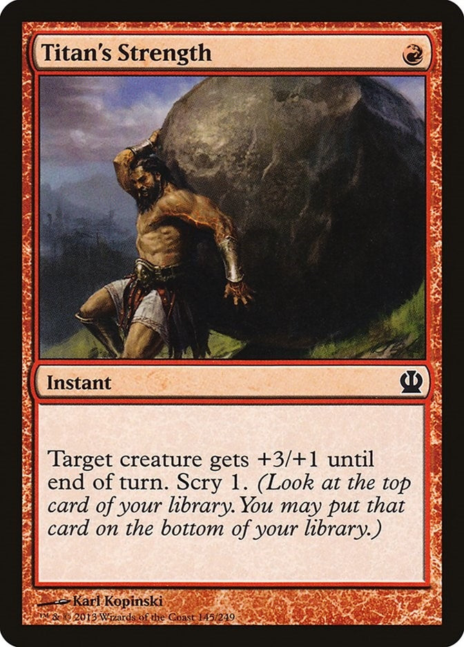 Image for Titan's Strength (145) [Theros]