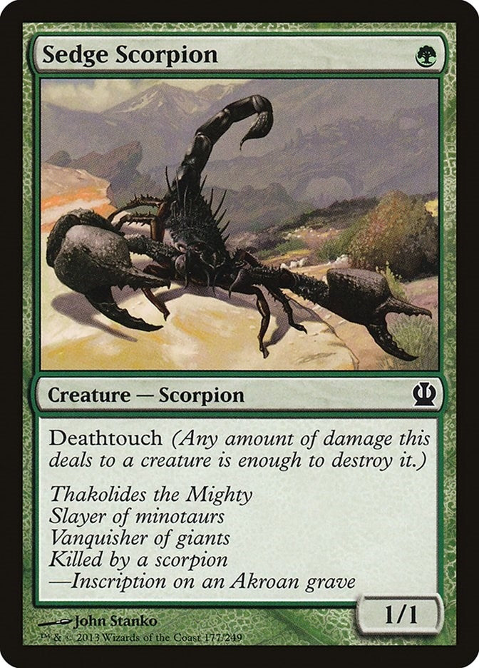 Image for Sedge Scorpion (177) [Theros]