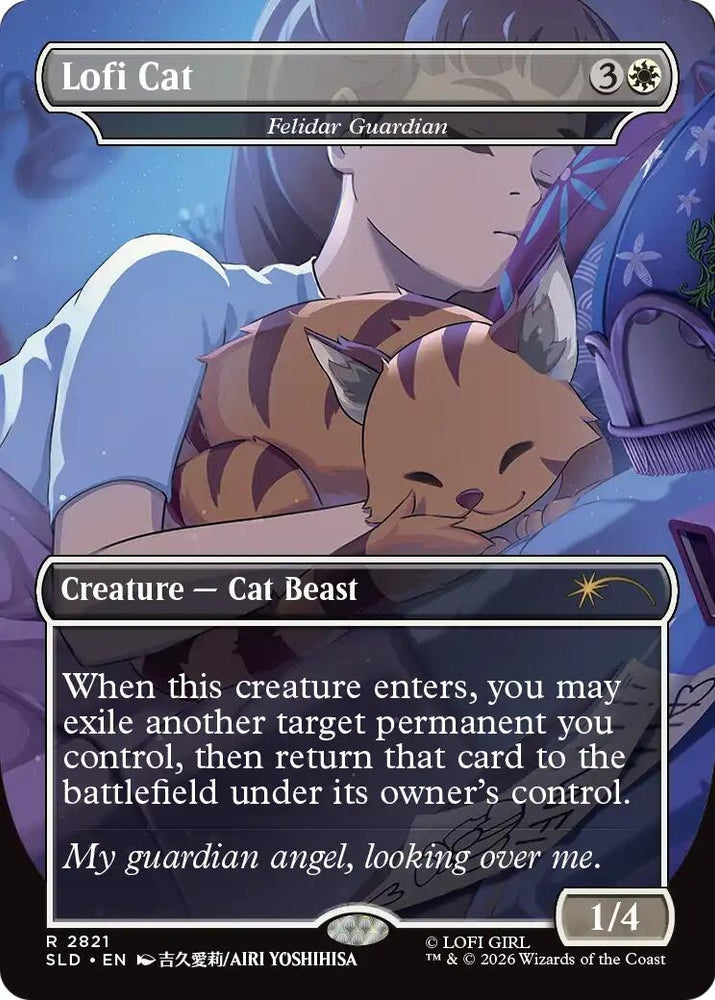 Image for Lofi Cat - Felidar Guardian (2821) (Secret Lair Drop Series) (SLD) - Magic: The Gathering