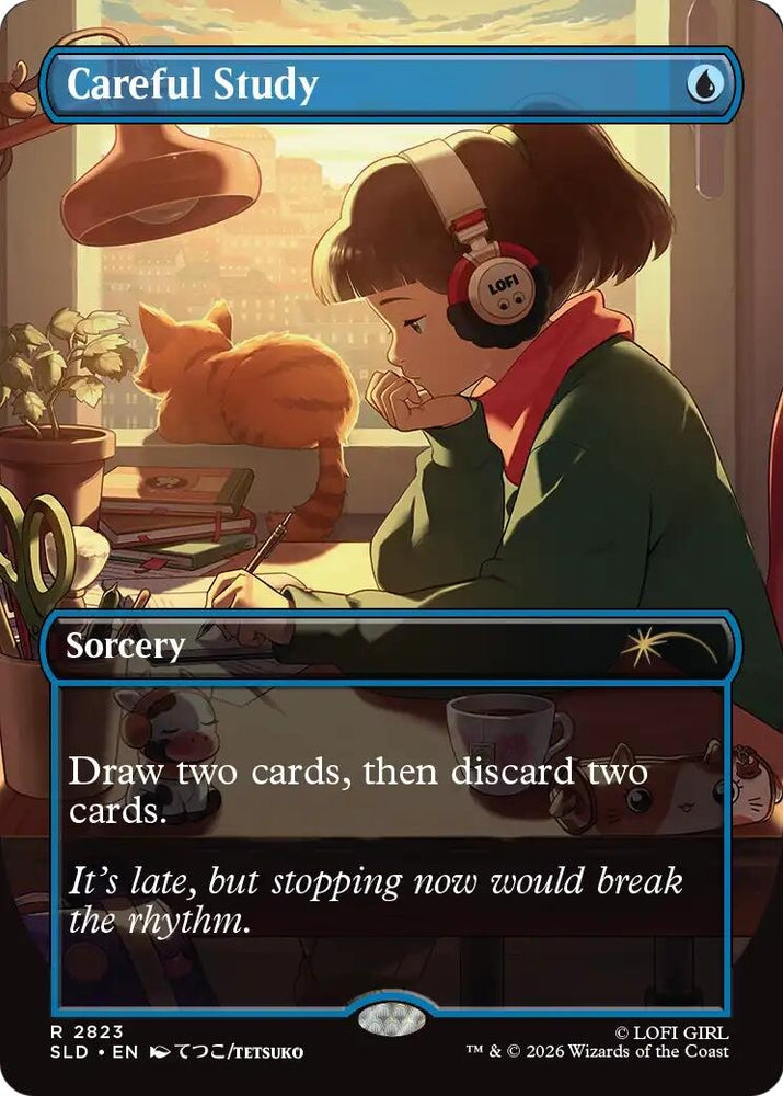 Image for Careful Study (2823) (2823) (Secret Lair Drop Series) (SLD) - Magic: The Gathering