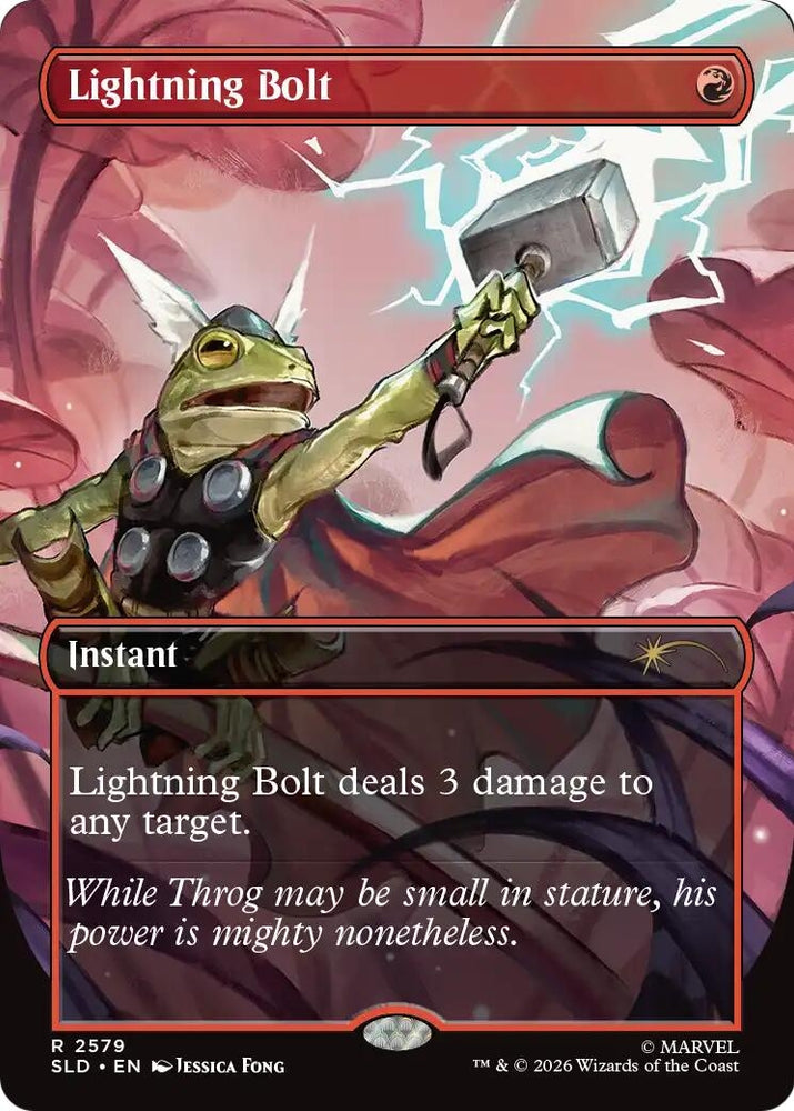 Image for Lightning Bolt (2579) (2579) (Secret Lair Drop Series) (SLD) - Magic: The Gathering