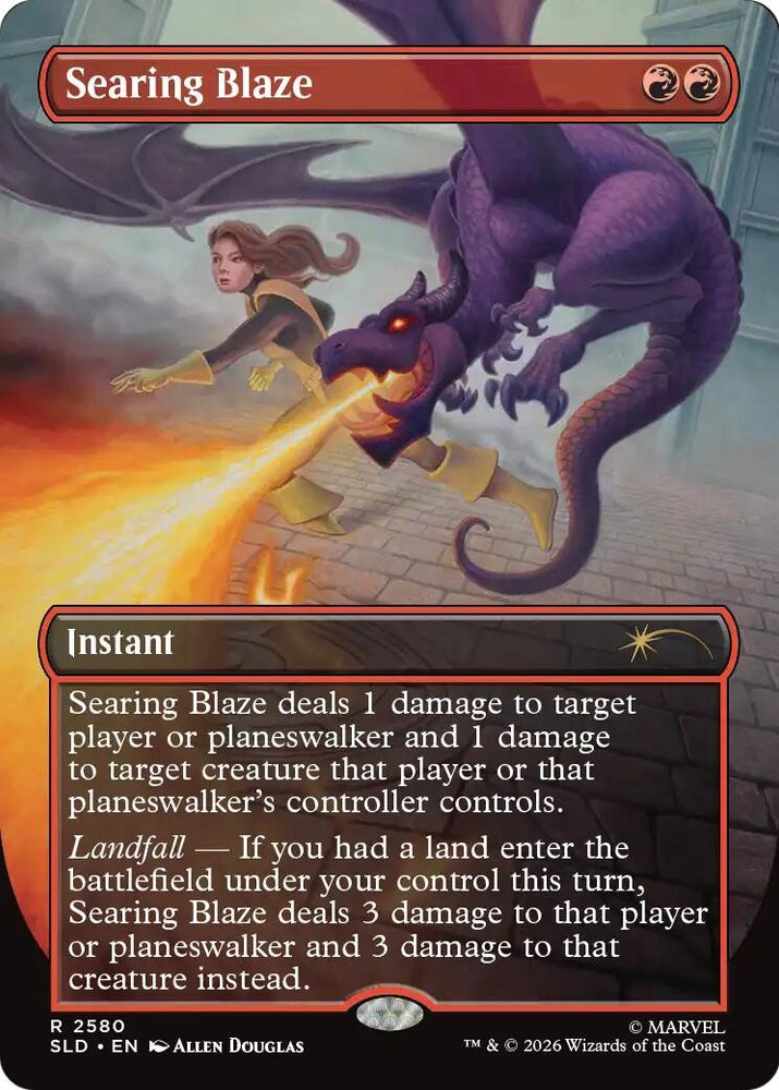 Image for Searing Blaze (2580) (Secret Lair Drop Series) (SLD) - Magic: The Gathering