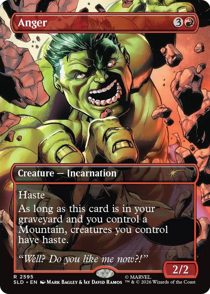 Image for Anger (2595) (2595) (Secret Lair Drop Series) (SLD) - Magic: The Gathering