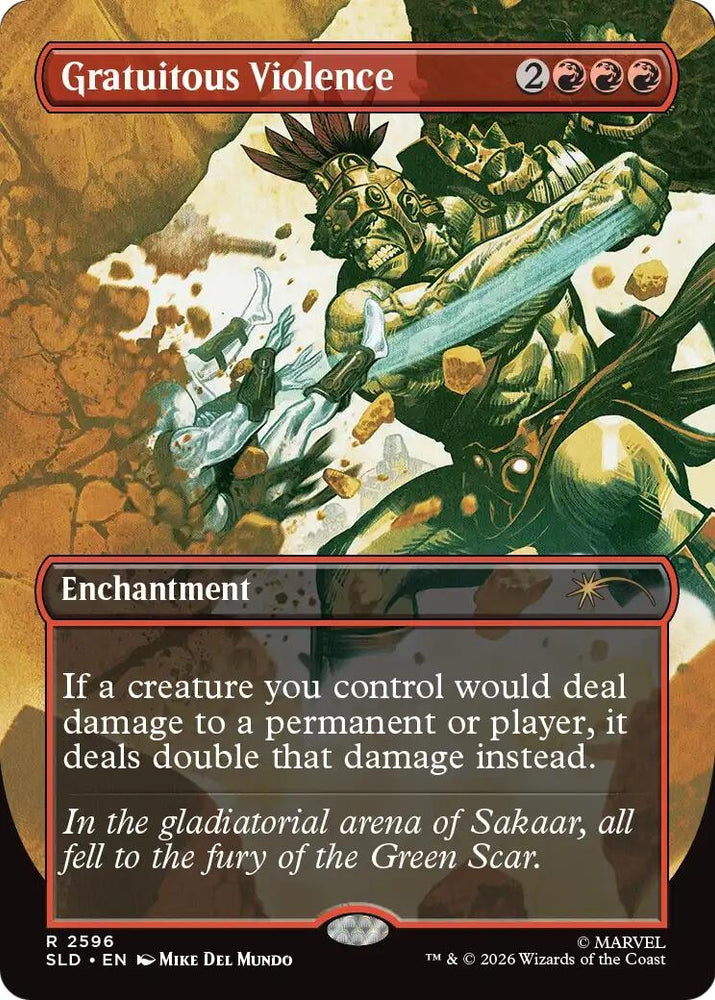 Image for Gratuitous Violence (2596) (Secret Lair Drop Series) (SLD) - Magic: The Gathering
