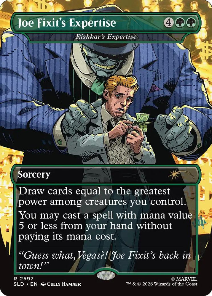 Image for Joe Fixit's Expertise - Rishkar's Expertise (2597) (Secret Lair Drop Series) (SLD) - Magic: The Gathering