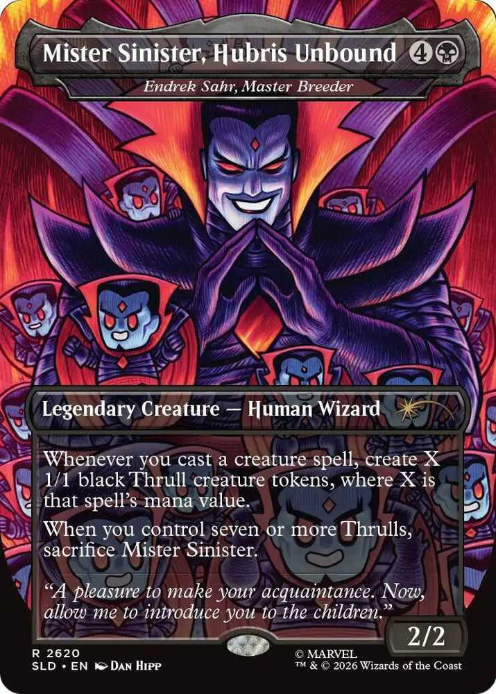 Image for Mister Sinister, Hubris Unbound - Endrek Sahr, Master Breeder (2620) (Secret Lair Drop Series) (SLD) - Magic: The Gathering