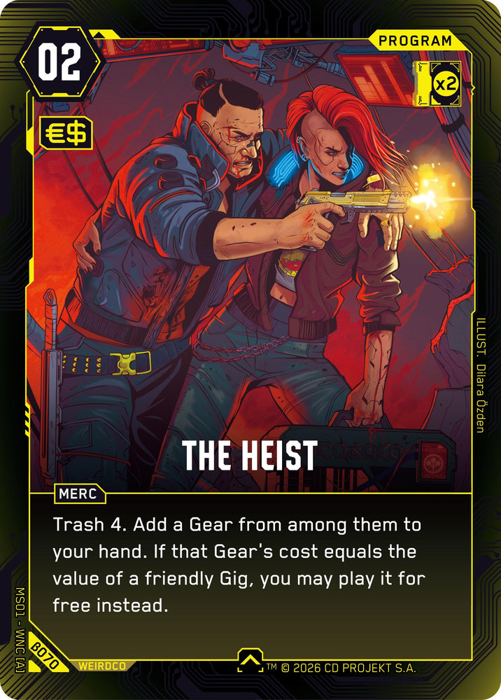 Image for The Heist (B070) (Welcome to Night City - Beta) - Cyberpunk TCG