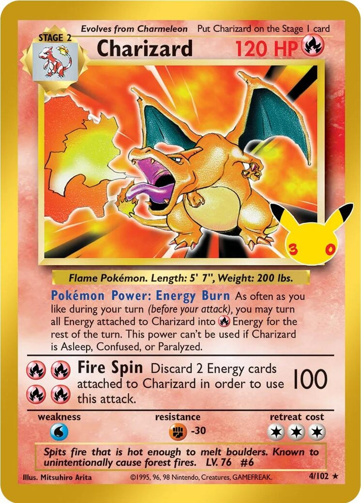 Image for Charizard (4/102) (ME: 30th Celebration Classic Collection) (30C) - Pokemon