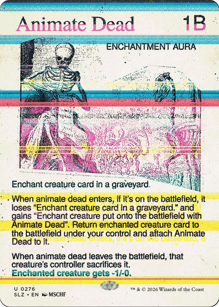 Image for Animate Dead (0276) (276) (Secret Lair x MSCHF: The Zeta Set) (SLZ) - Magic: The Gathering