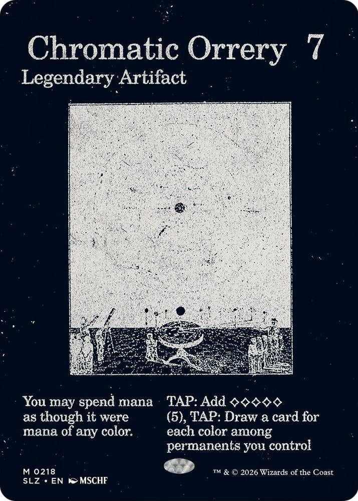 Image for Chromatic Orrery (0218) (218) (Secret Lair x MSCHF: The Zeta Set) (SLZ) - Magic: The Gathering