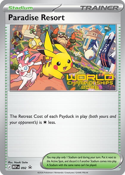 Image for Paradise Resort - 092 (World Championships 2026) (092) (ME: Mega Evolution Promo) (MEP) - Pokemon