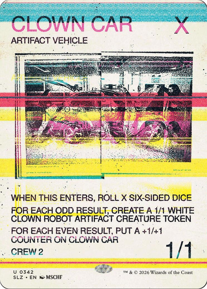 Image for Clown Car (0342) (342) (Secret Lair x MSCHF: The Zeta Set) (SLZ) - Magic: The Gathering