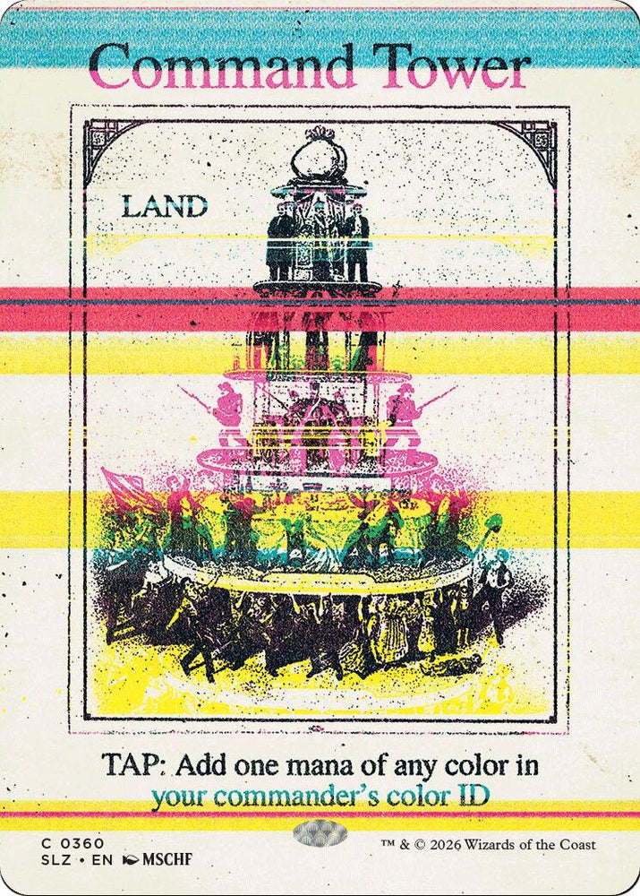 Image for Command Tower (0360) (360) (Secret Lair x MSCHF: The Zeta Set) (SLZ) - Magic: The Gathering