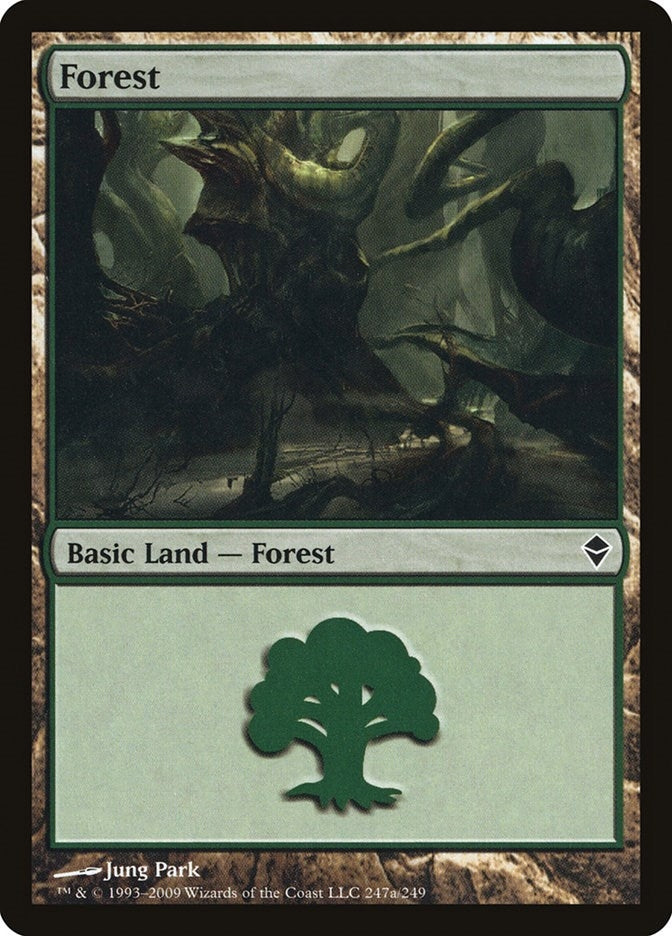 Image for Forest (247a) (247a) [Zendikar]