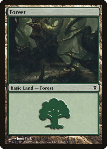 Image for Forest (247a) (247a) [Zendikar]
